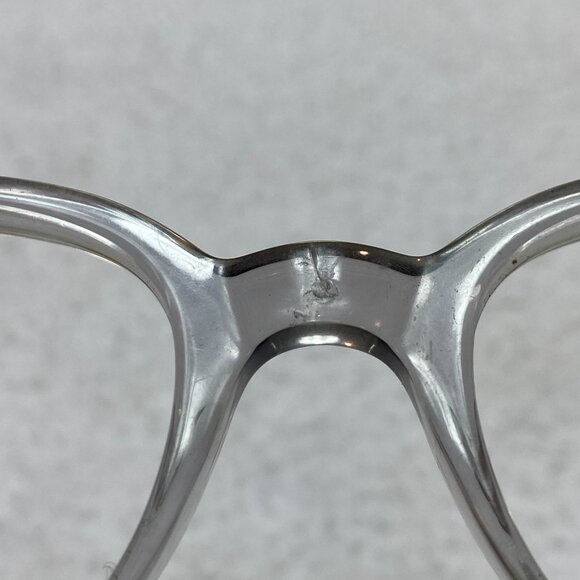 MASUNAGA 087 Eyeglasses Gray Handmade in Japan 47-22-145 - Picture 2 of 12